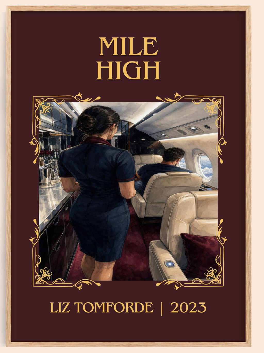 Mile High Classic Book Art Print by Liz Tomforde – book poster