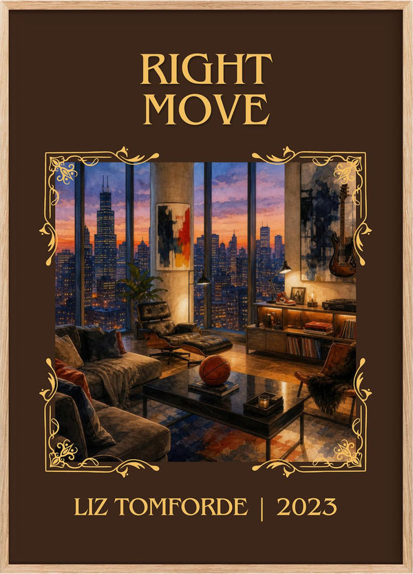 Right Move Classic Book Art Print by Liz Tomforde