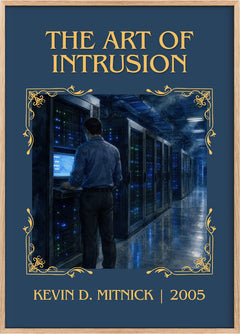 The Art of Intrusion Classic Book Art Print by Kevin D. Mitnick