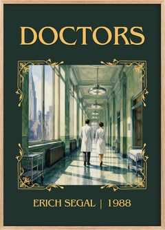 Doctors Classic Book Art Print by Erich Segal