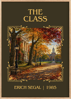 The class Classic Book Art Print by Erich Segal