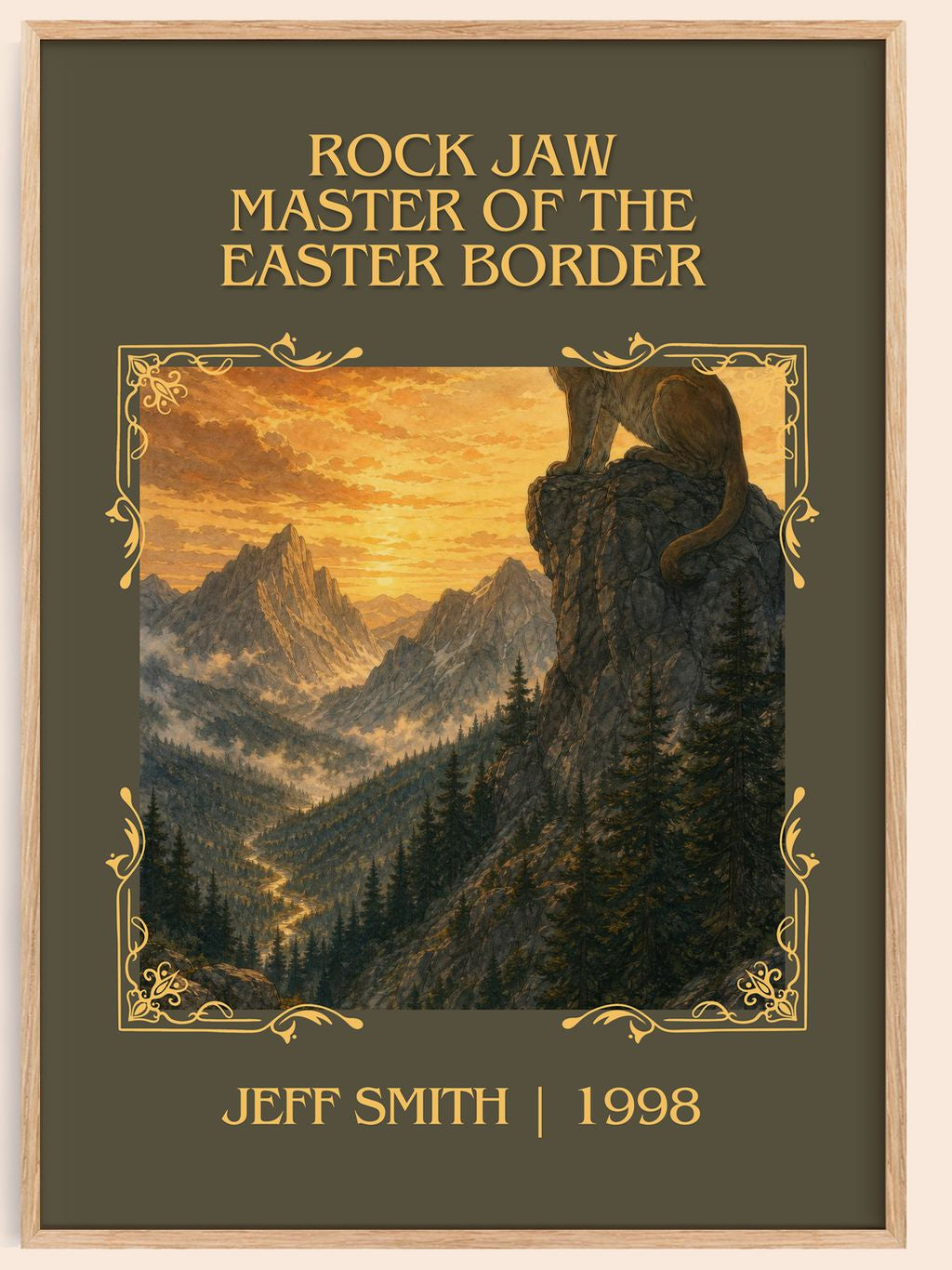 Rock Jaw Master of the Easter Border Classic Book Art Print by Jeff Smith – book poster