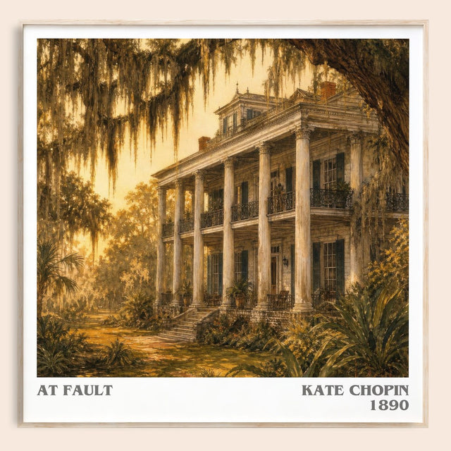 At Fault Literary Art Print by Kate Chopin