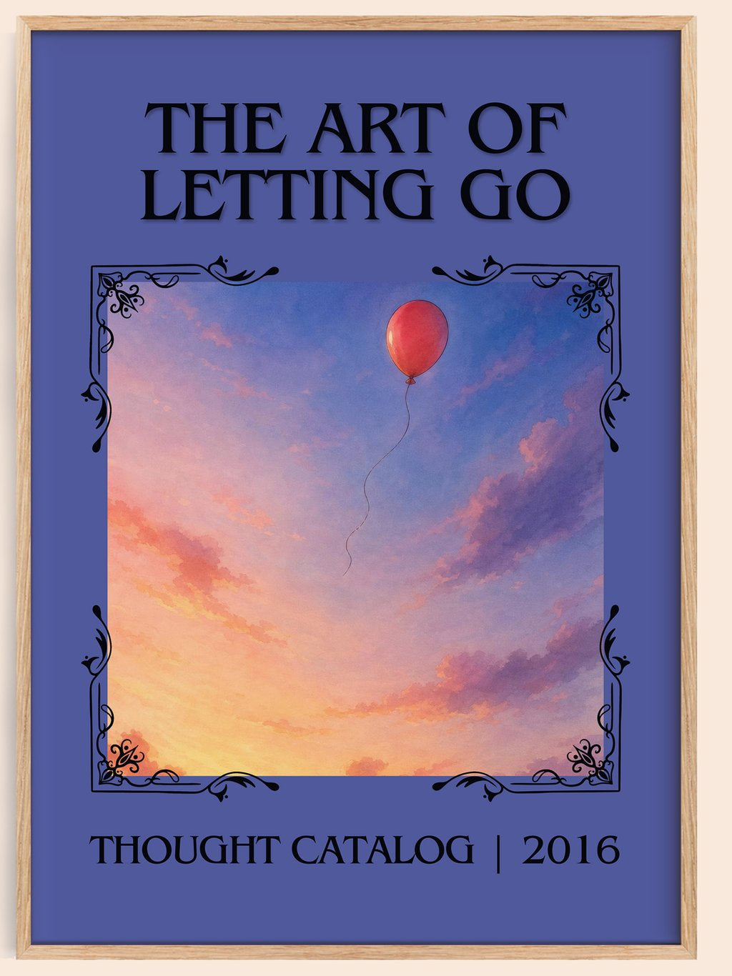 The Art of Letting Go Classic Book Art Print by Thought Catalog – book poster