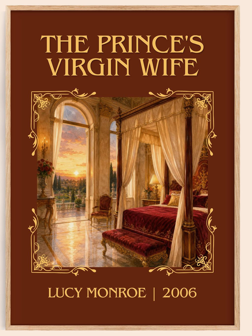 The Prince's Virgin Wife Classic Book Art Print by Lucy Monroe – book poster
