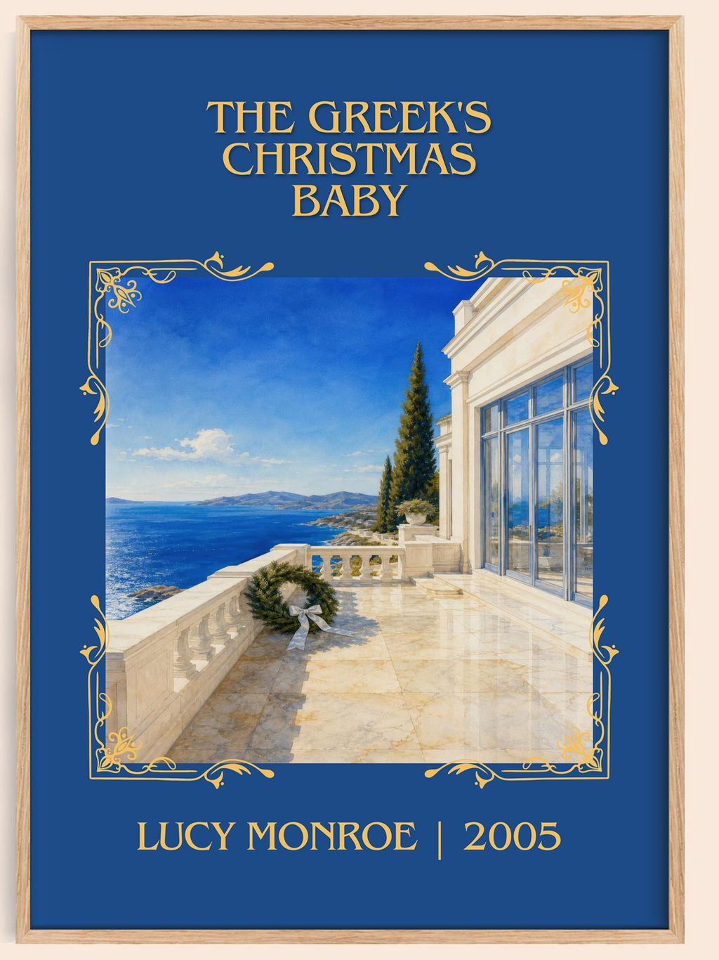 The Greek's Christmas Baby Classic Book Art Print by Lucy Monroe – book poster