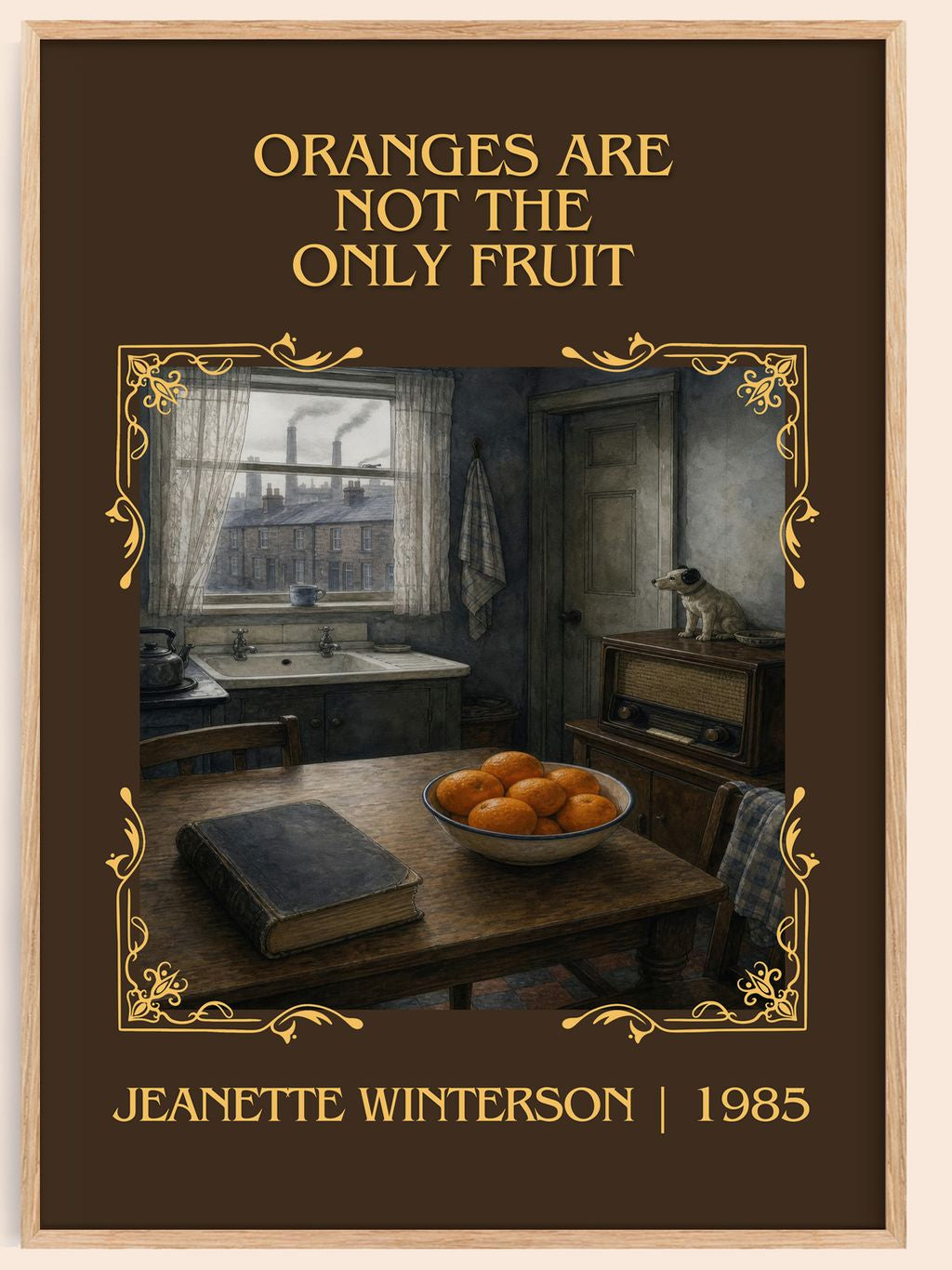 Oranges Are Not the Only Fruit Classic Book Art Print by J. Winterson – book poster