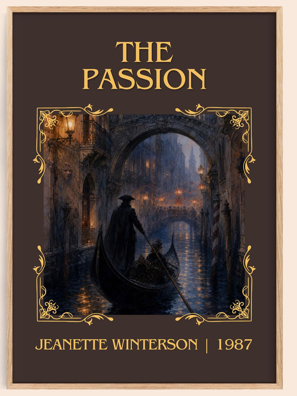 The passion Classic Book Art Print by Jeanette Winterson – book poster