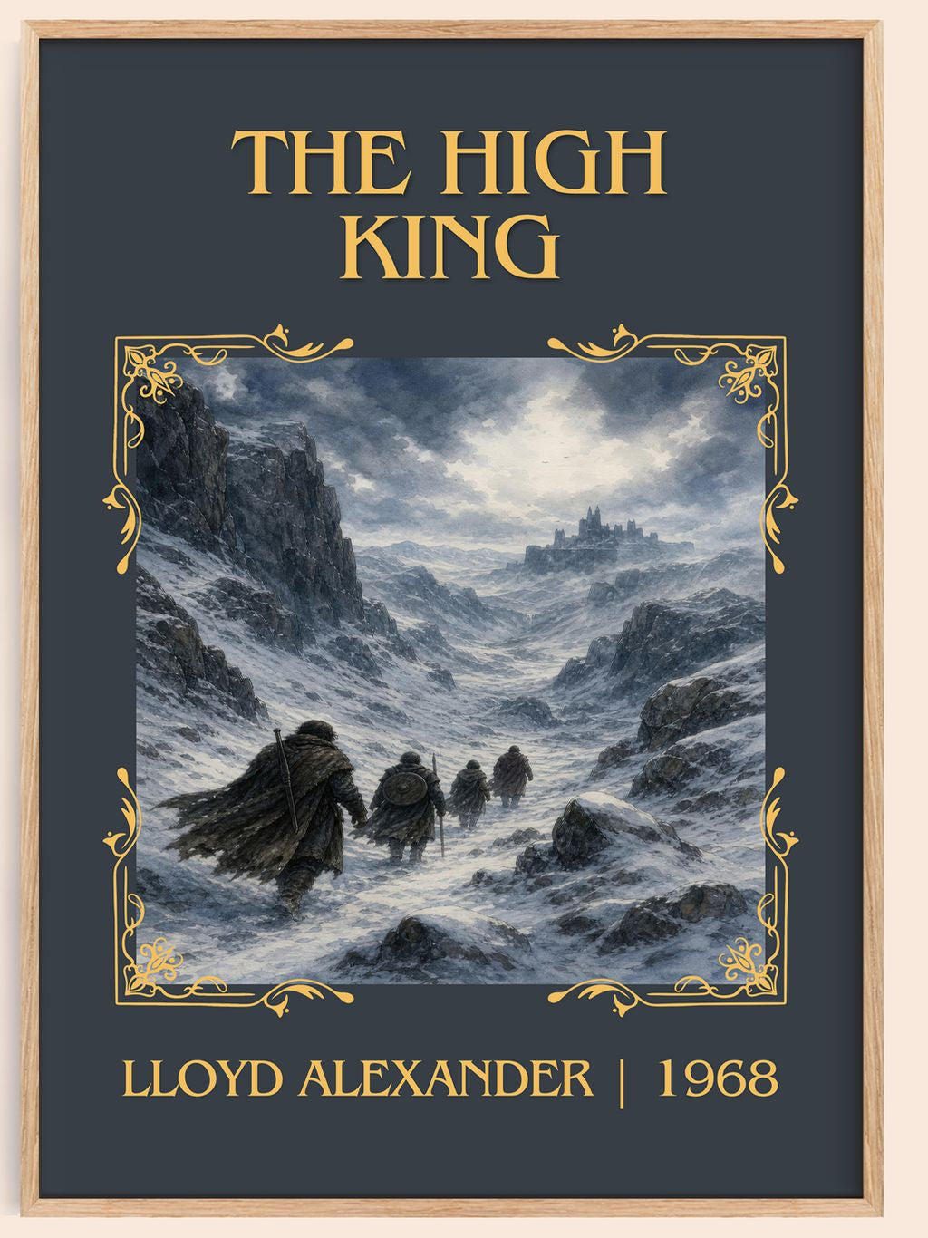 The High King Classic Book Art Print by Lloyd Alexander – book poster