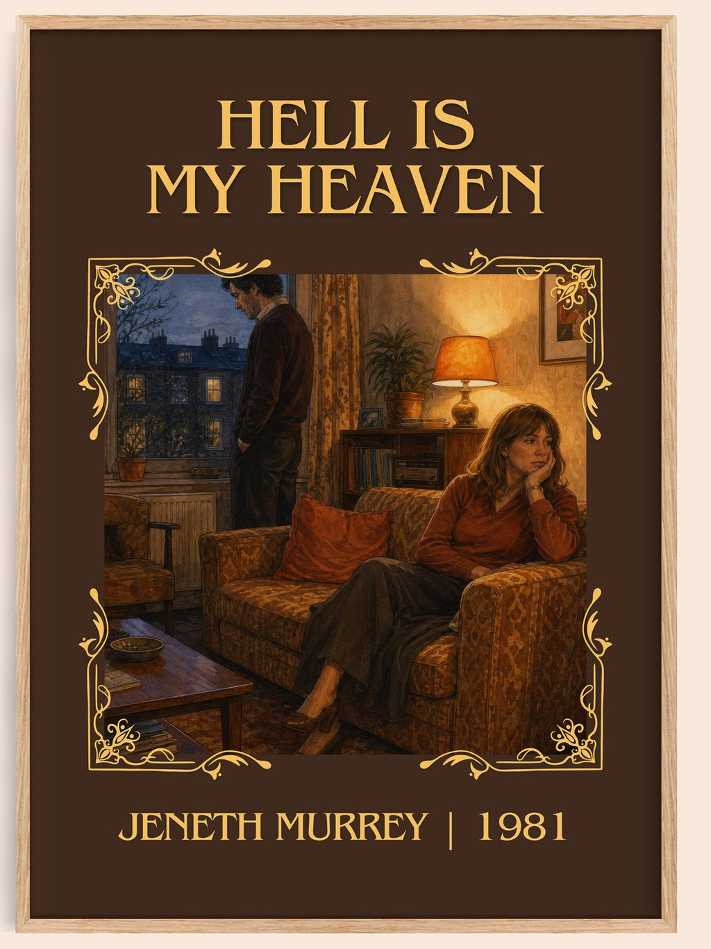 Hell is my heaven Classic Book Art Print by Jeneth Murrey – book poster