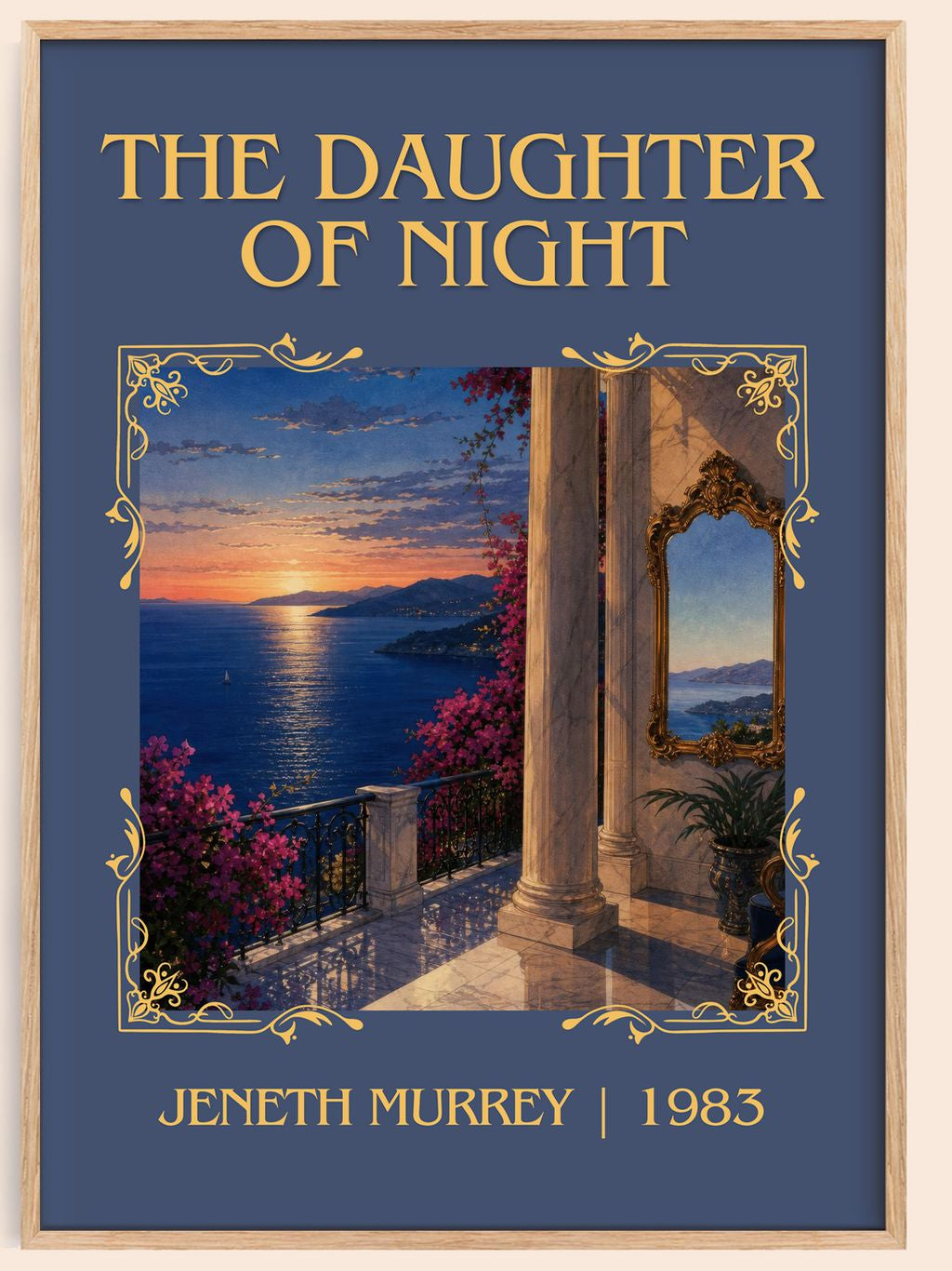 The daughter of night Classic Book Art Print by Jeneth Murrey – book poster