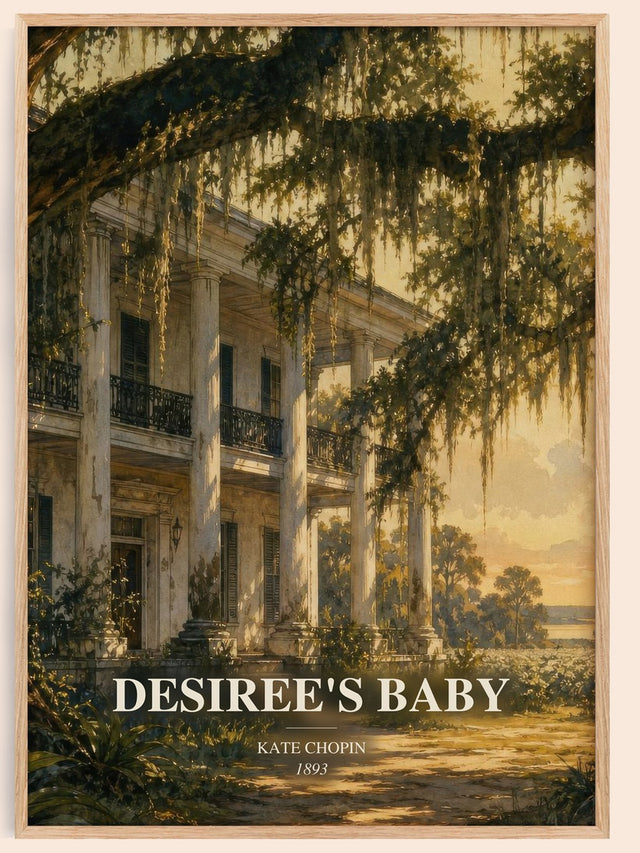 Desiree'S Baby Book Watercolour Illustration by Kate Chopin