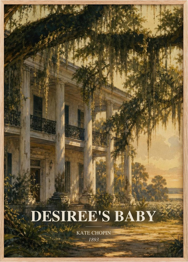Desiree's Baby Book Watercolour Illustration by Kate Chopin