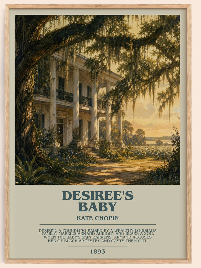 Desiree'S Baby Bookish Wall Art by Kate Chopin