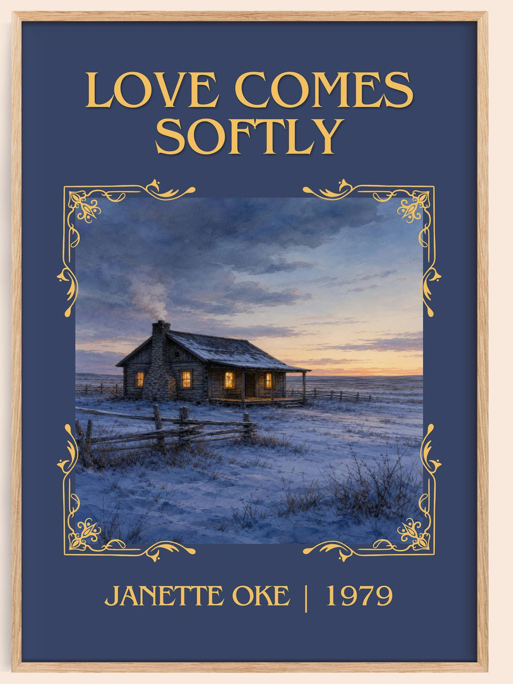 Love Comes Softly Classic Book Art Print by Janette Oke – book poster
