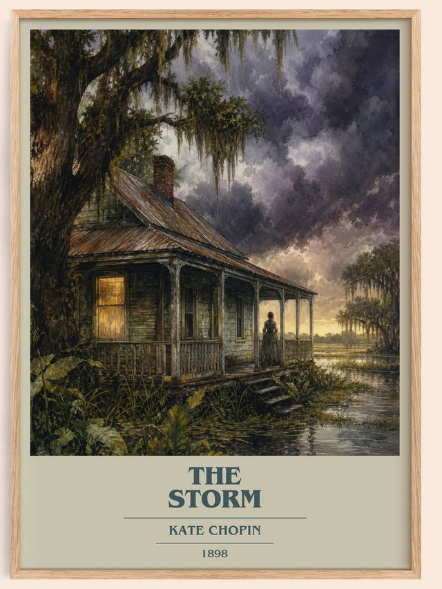 The Storm Book Cover Poster by Kate Chopin