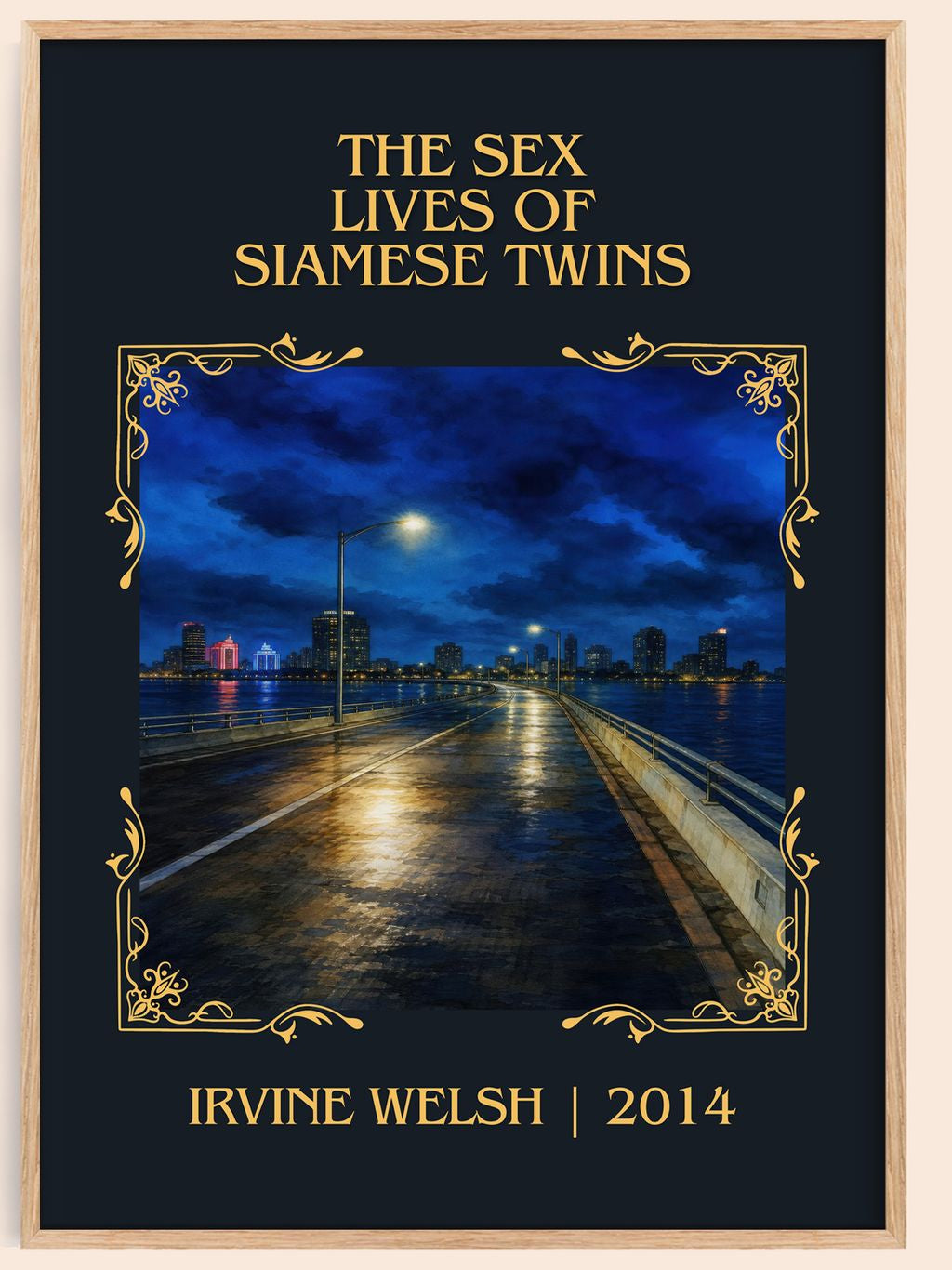 The Sex Lives Of Siamese Twins Classic Book Art Print by Irvine Welsh – book poster