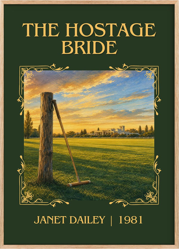 The Hostage Bride Classic Book Art Print by Janet Dailey