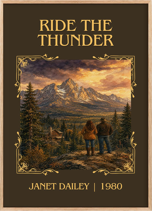 Ride the thunder Classic Book Art Print by Janet Dailey