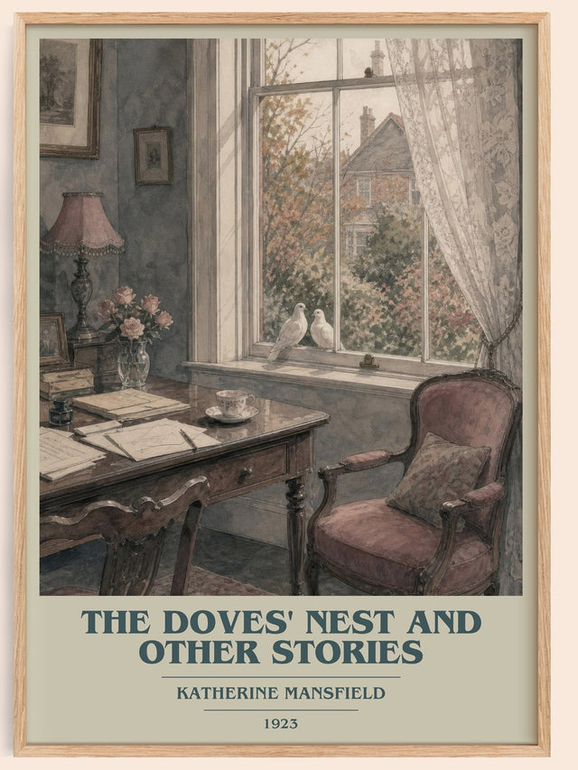 Doves' Nest And Other Stories Book Cover Poster by Katherine Mansfield