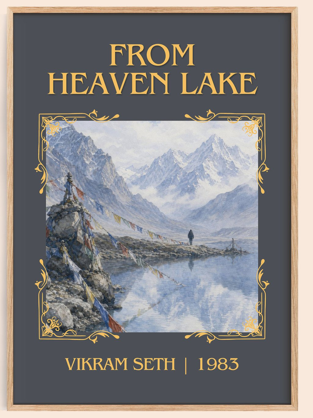 From Heaven Lake Classic Book Art Print by Vikram Seth – book poster