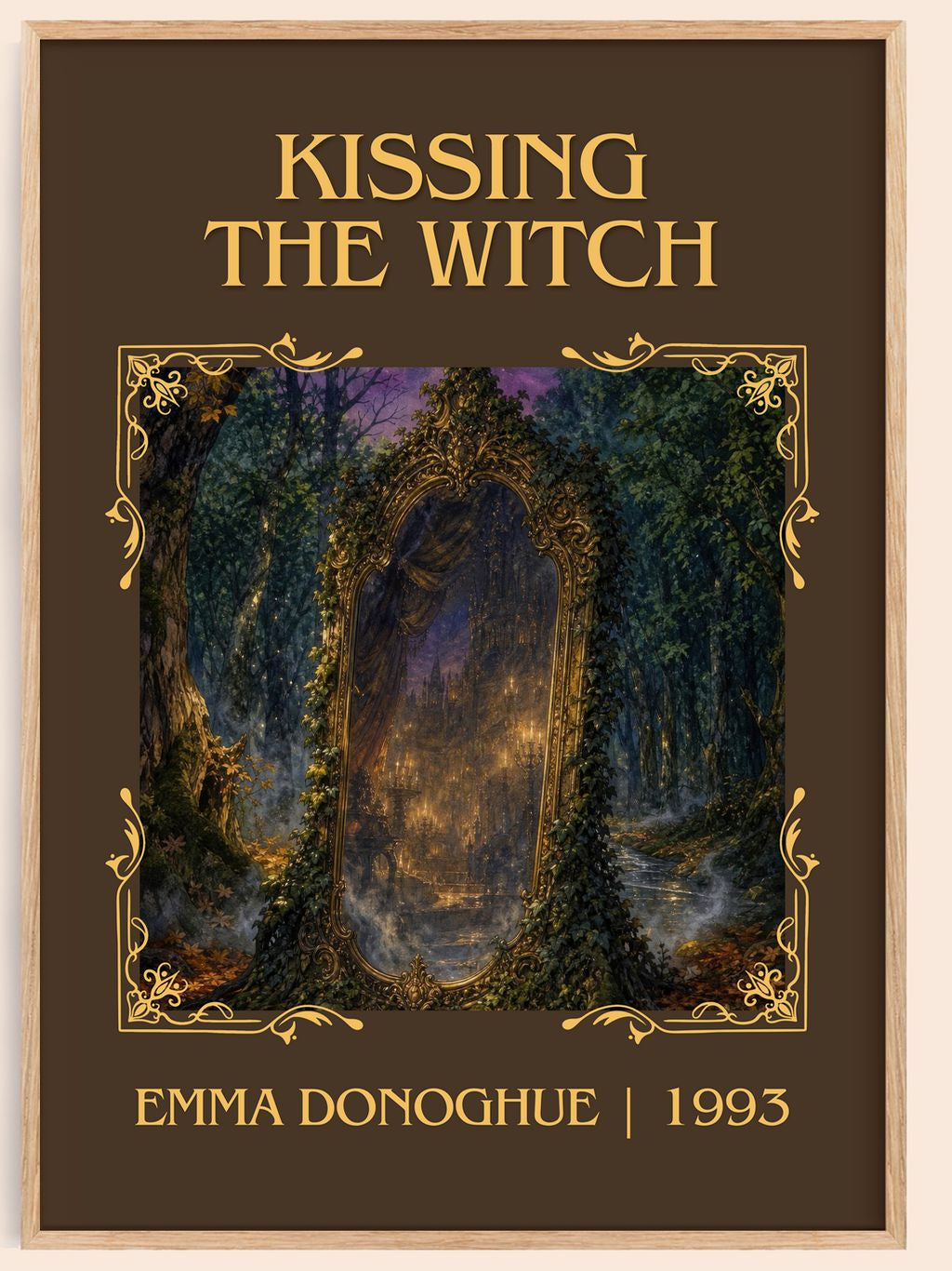 Kissing the Witch Classic Book Art Print by Emma Donoghue – book poster