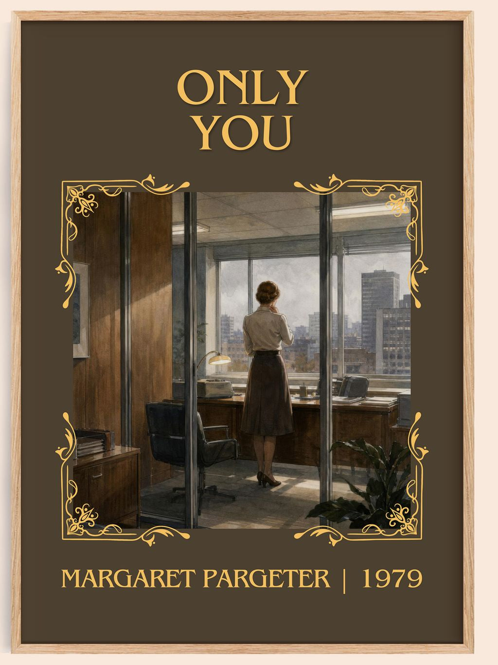 Only You Classic Book Art Print by Margaret Pargeter – book poster
