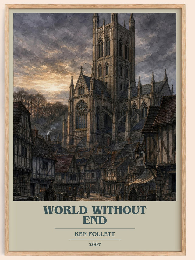 World Without End Book Cover Poster by Ken Follett
