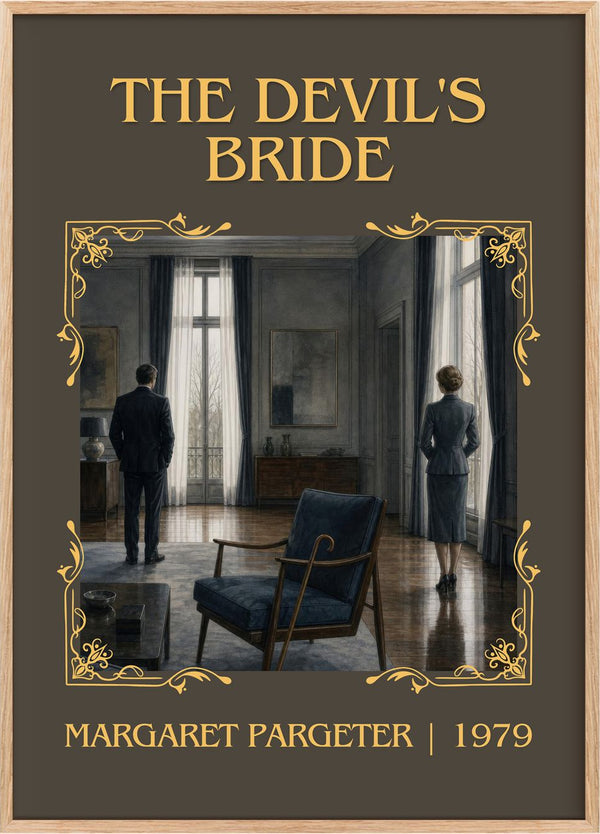 The Devil's Bride Classic Book Art Print by Margaret Pargeter