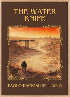 The Water Knife Classic Book Art Print by Paolo Bacigalupi
