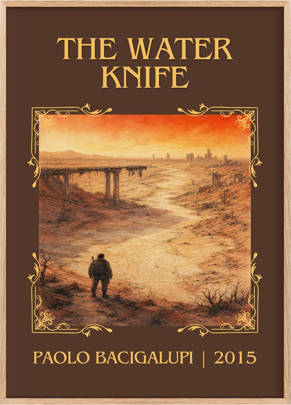 The Water Knife Classic Book Art Print by Paolo Bacigalupi