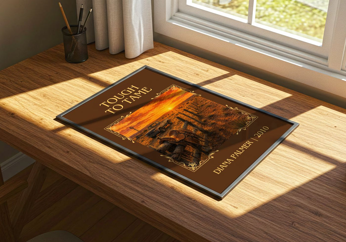 Tough to Tame Classic Book Art Print by Diana Palmer – print on a sunlit desk