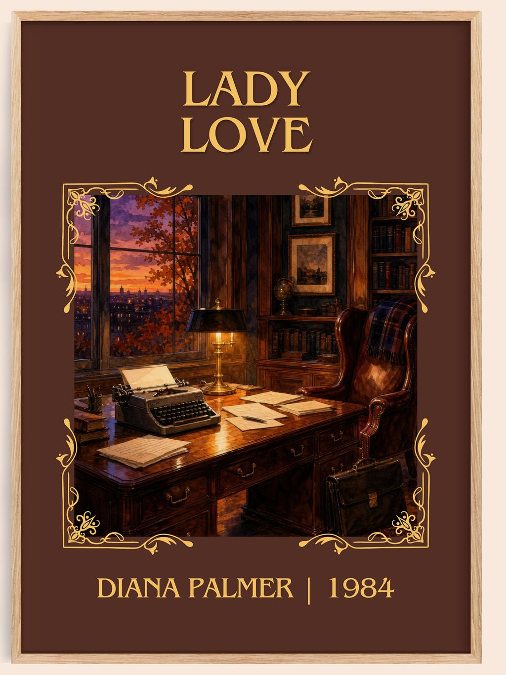 Lady Love Classic Book Art Print by Diana Palmer – book poster