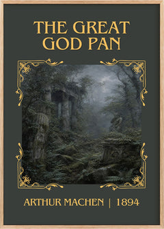 The Great God Pan Classic Book Art Print by Arthur Machen