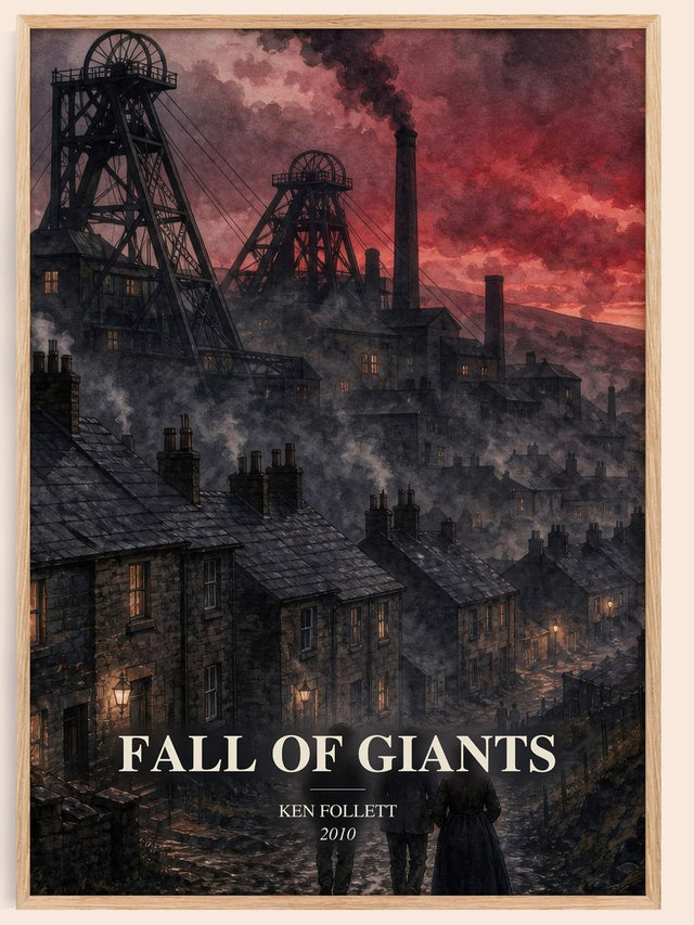 Fall Of Giants Book Watercolour Illustration by Ken Follett