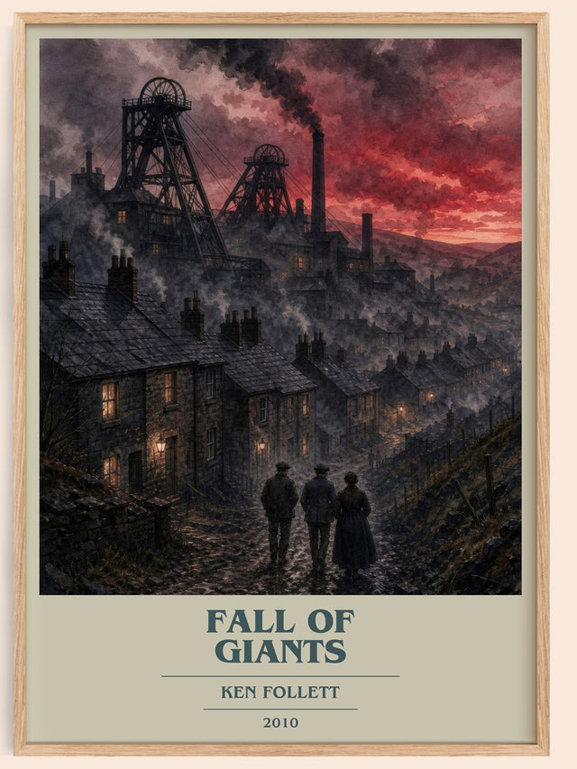 Fall Of Giants Book Cover Poster by Ken Follett