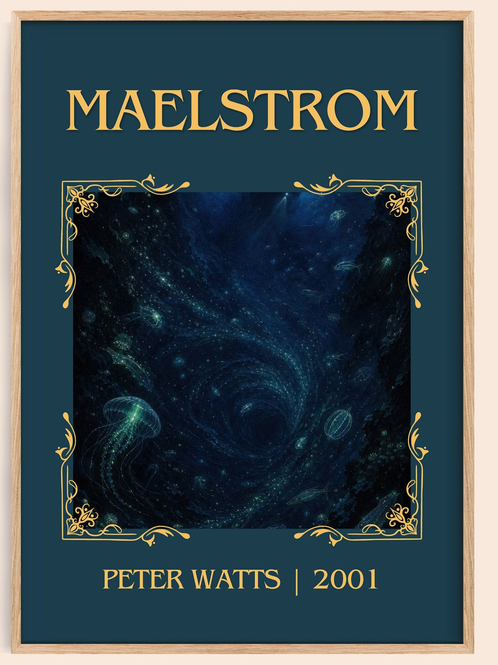 Maelstrom Classic Book Art Print by Peter Watts – book poster