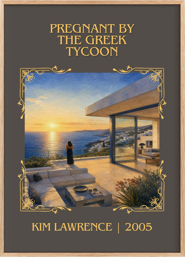 Pregnant By The Greek Tycoon Classic Book Art Print by Kim Lawrence