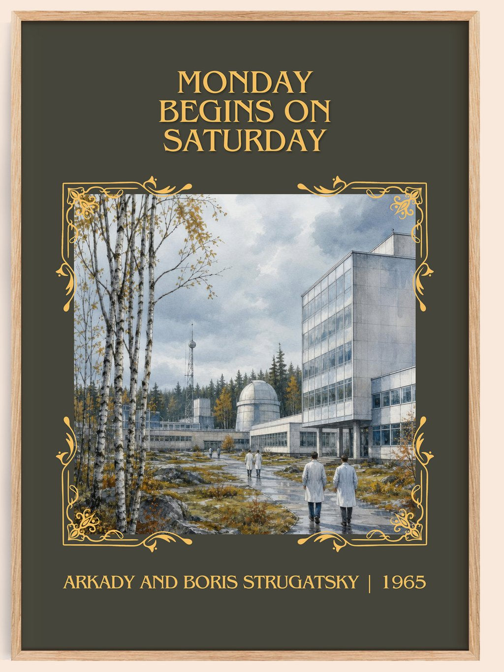 Monday Begins on Saturday Classic Book Art Print by A. Strugatsky – book poster