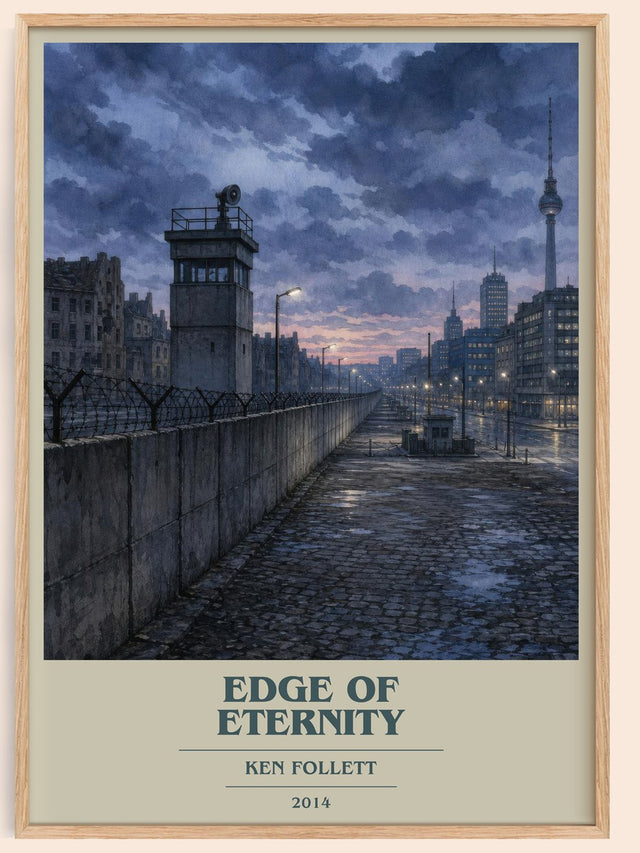 Edge Of Eternity Book Cover Poster by Ken Follett
