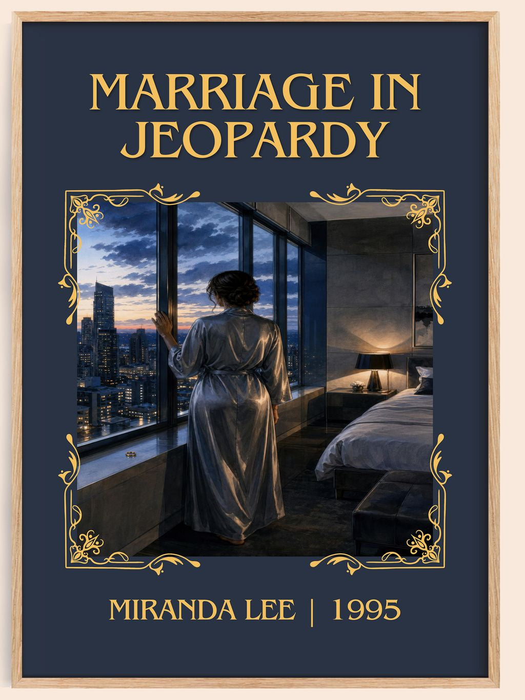 Marriage In Jeopardy Classic Book Art Print by Miranda Lee – book poster