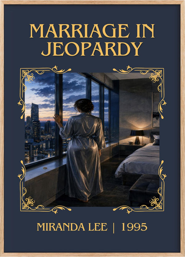 Marriage In Jeopardy Classic Book Art Print by Miranda Lee