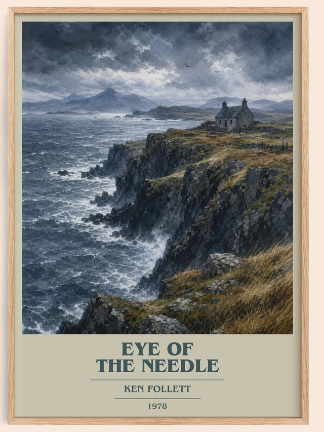 Eye Of The Needle Book Cover Poster by Ken Follett