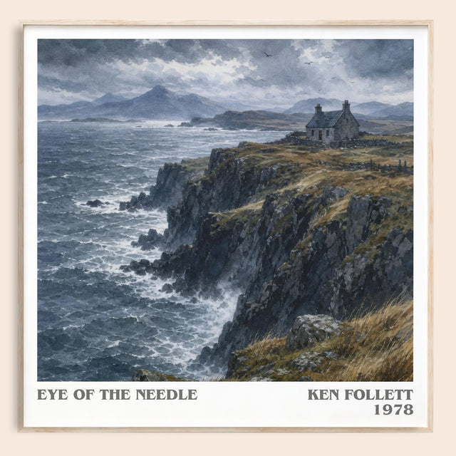 Eye Of The Needle Literary Art Print by Ken Follett