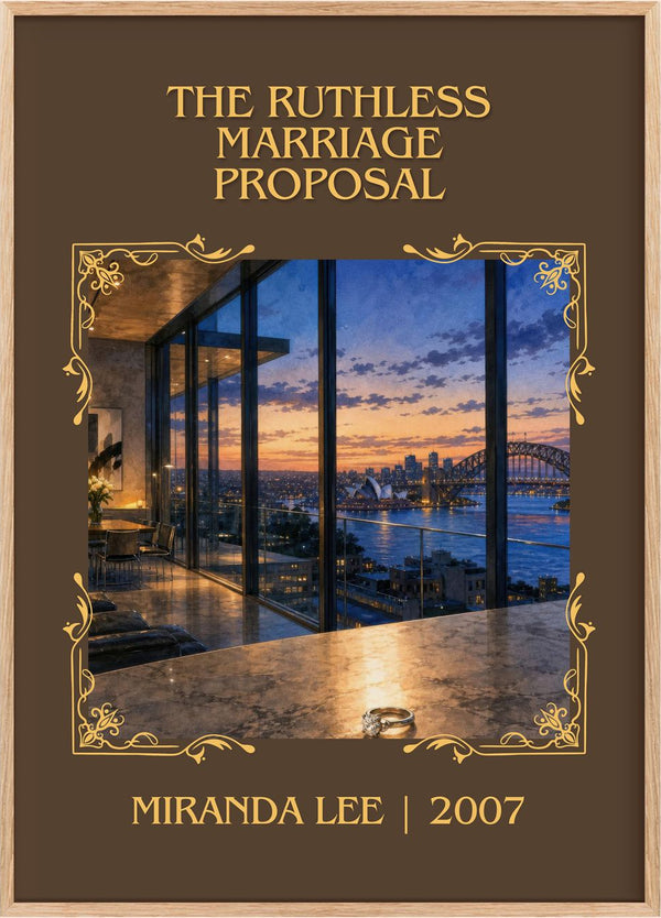 The Ruthless Marriage Proposal Classic Book Art Print by Miranda Lee