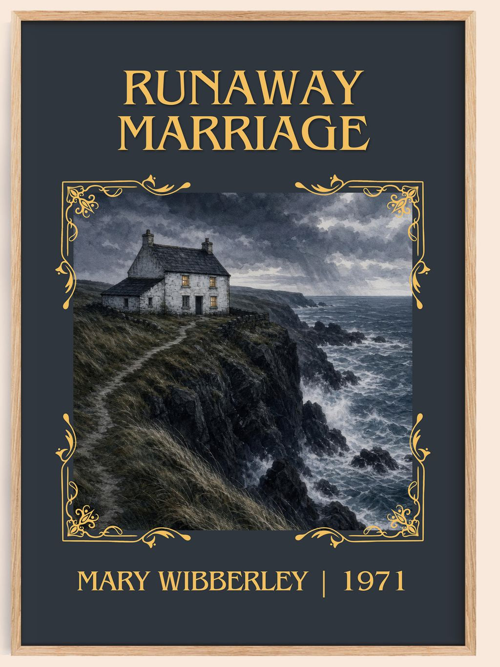 Runaway marriage Classic Book Art Print by Mary Wibberley – book poster