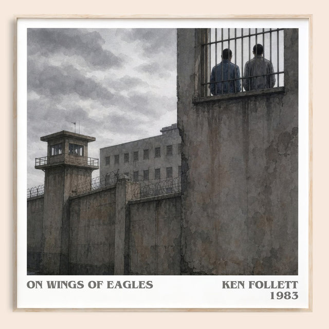 On Wings Of Eagles Literary Art Print by Ken Follett