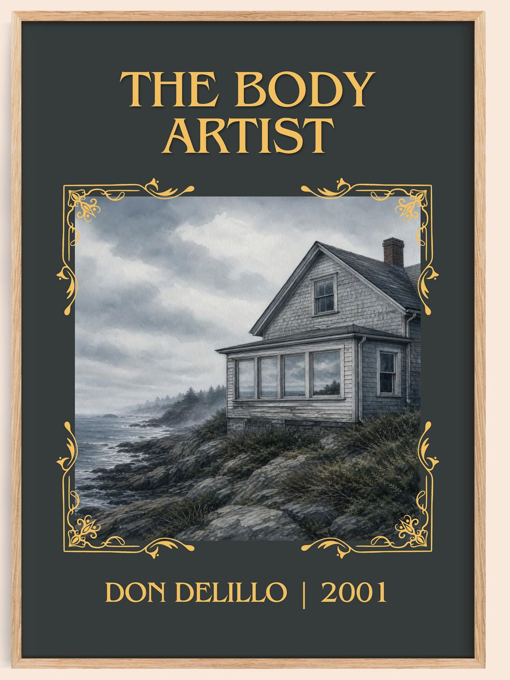 The Body Artist Classic Book Art Print by Don DeLillo – book poster