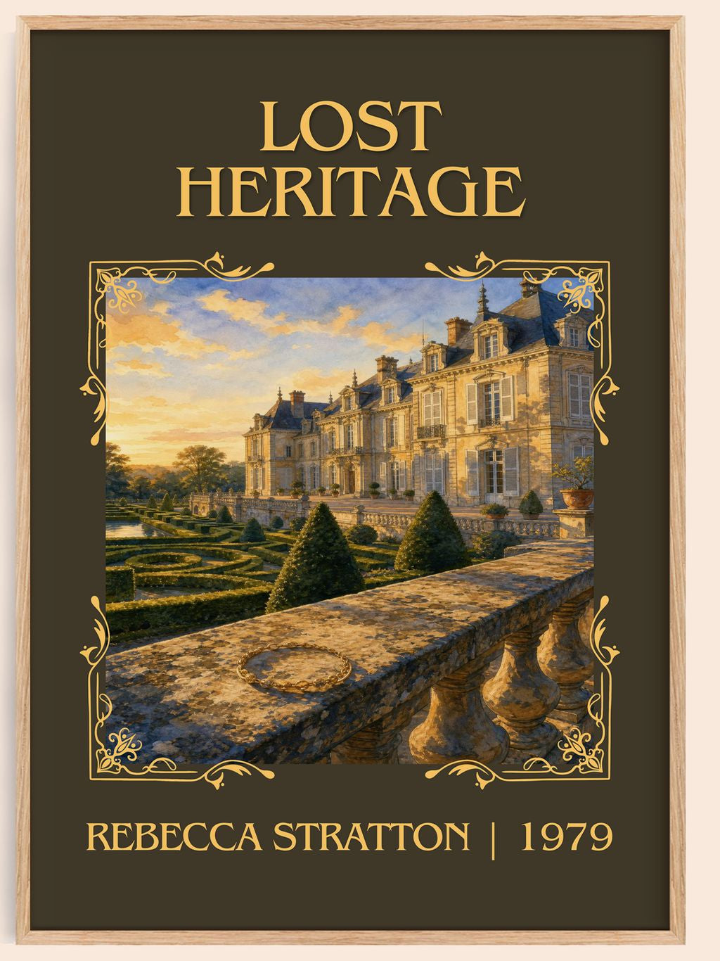 Lost heritage Classic Book Art Print by Rebecca Stratton – book poster