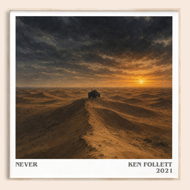 Never Literary Art Print by Ken Follett